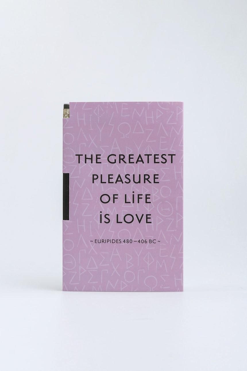 The greatest pleasure magnetic notebook