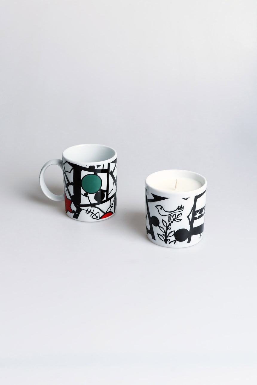Iron Nature Papoutsidis candle & mug set