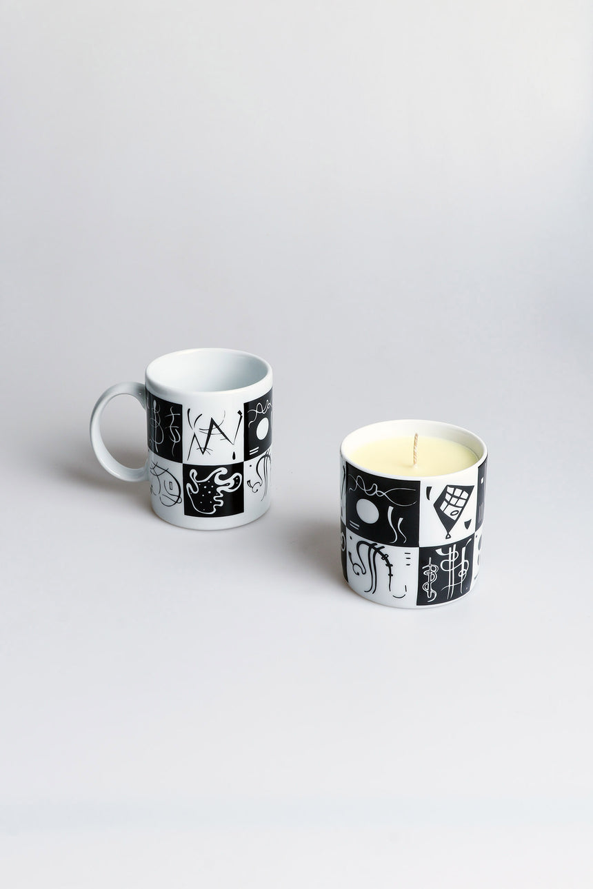 Thirty Kandinsky candle & mug set
