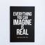 Everything you can imagine pin notebook