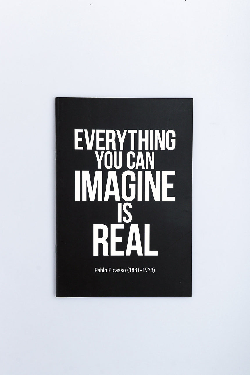 Everything you can imagine pin notebook