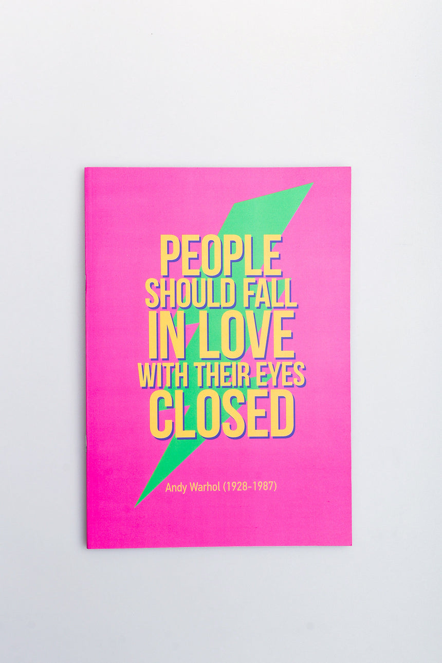 People should fall in love pin notebook