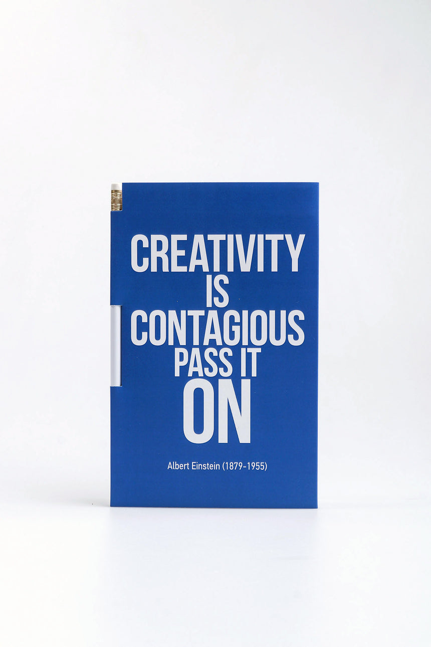 Creativity is contagious magnetic notebook