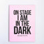 On stage pin notebook