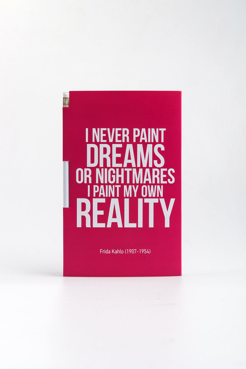 I never paint dreams magnetic notebook
