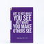 Art is not what you see magnetic notebook