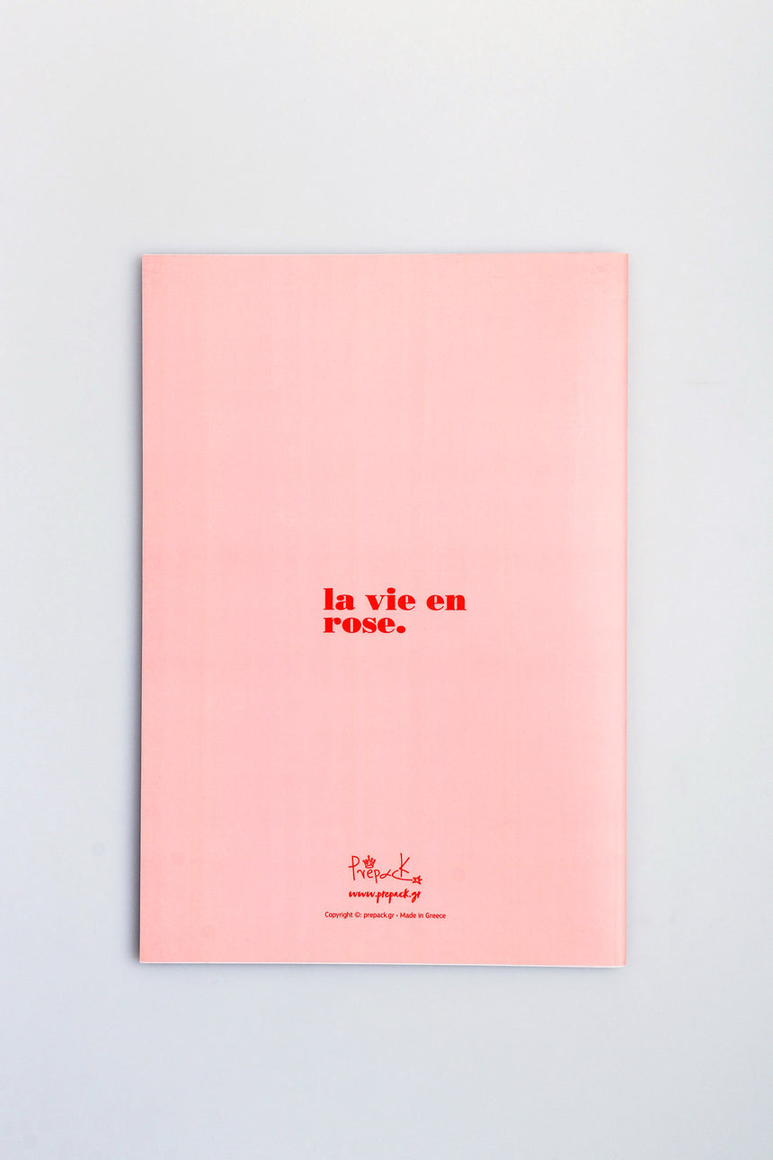 La vie en rose pin notebook – prepackart