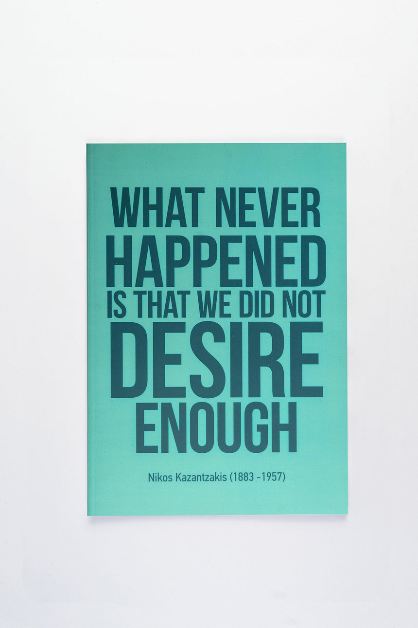 What never happened pin notebook