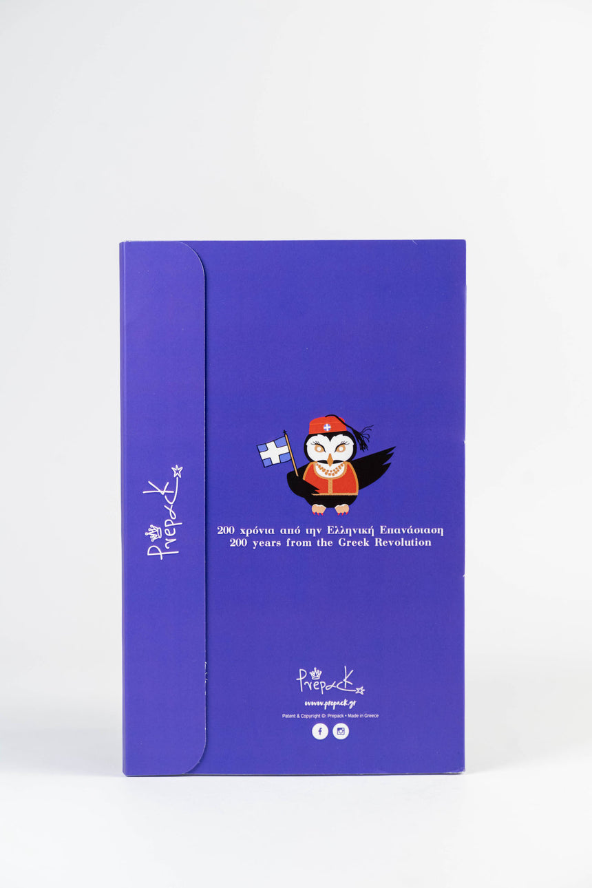 Prepack Owl 200 years flags magnetic notebook
