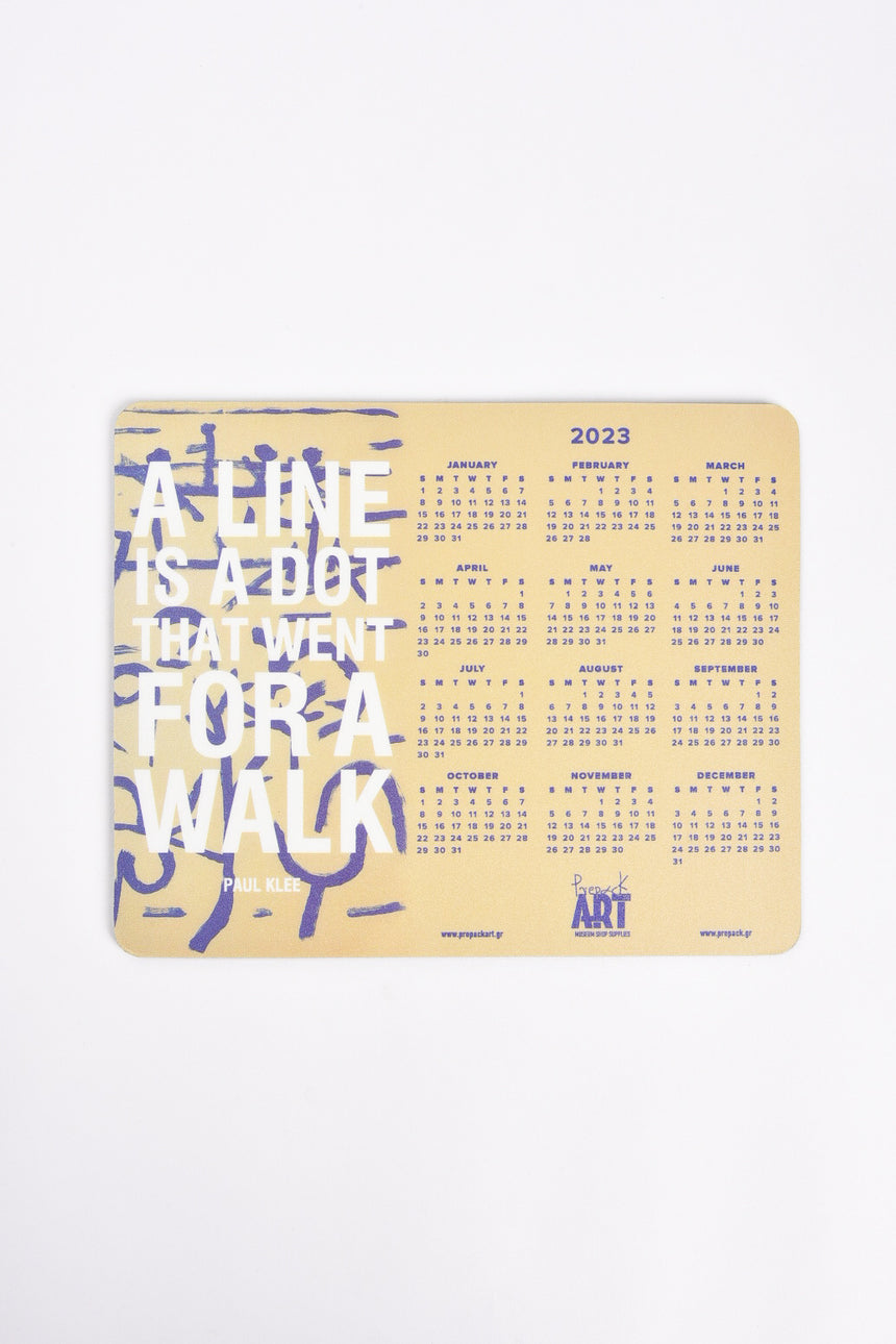 Paul Klee 2023 calendar mousepad