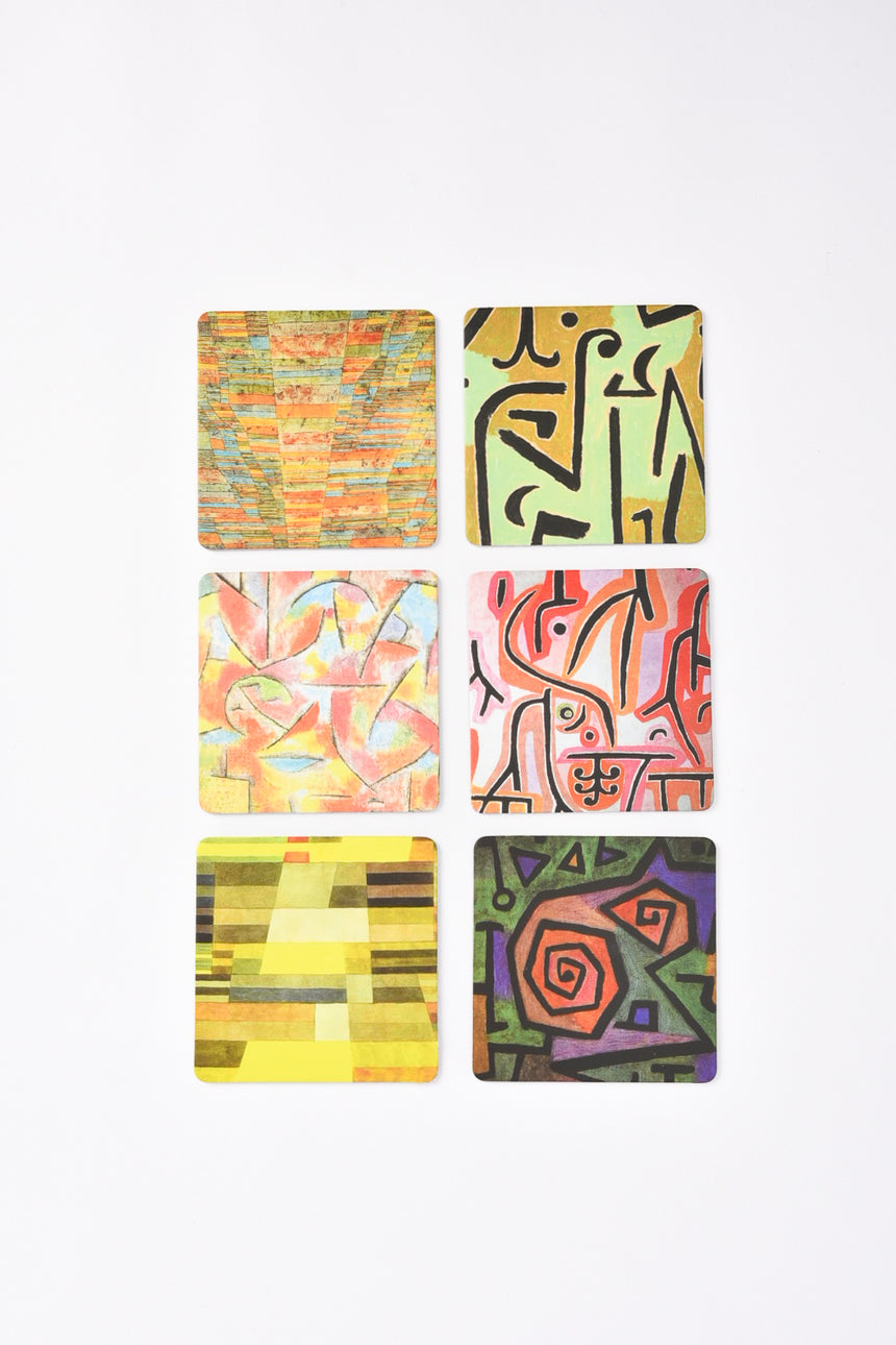 Paul Klee coasters set