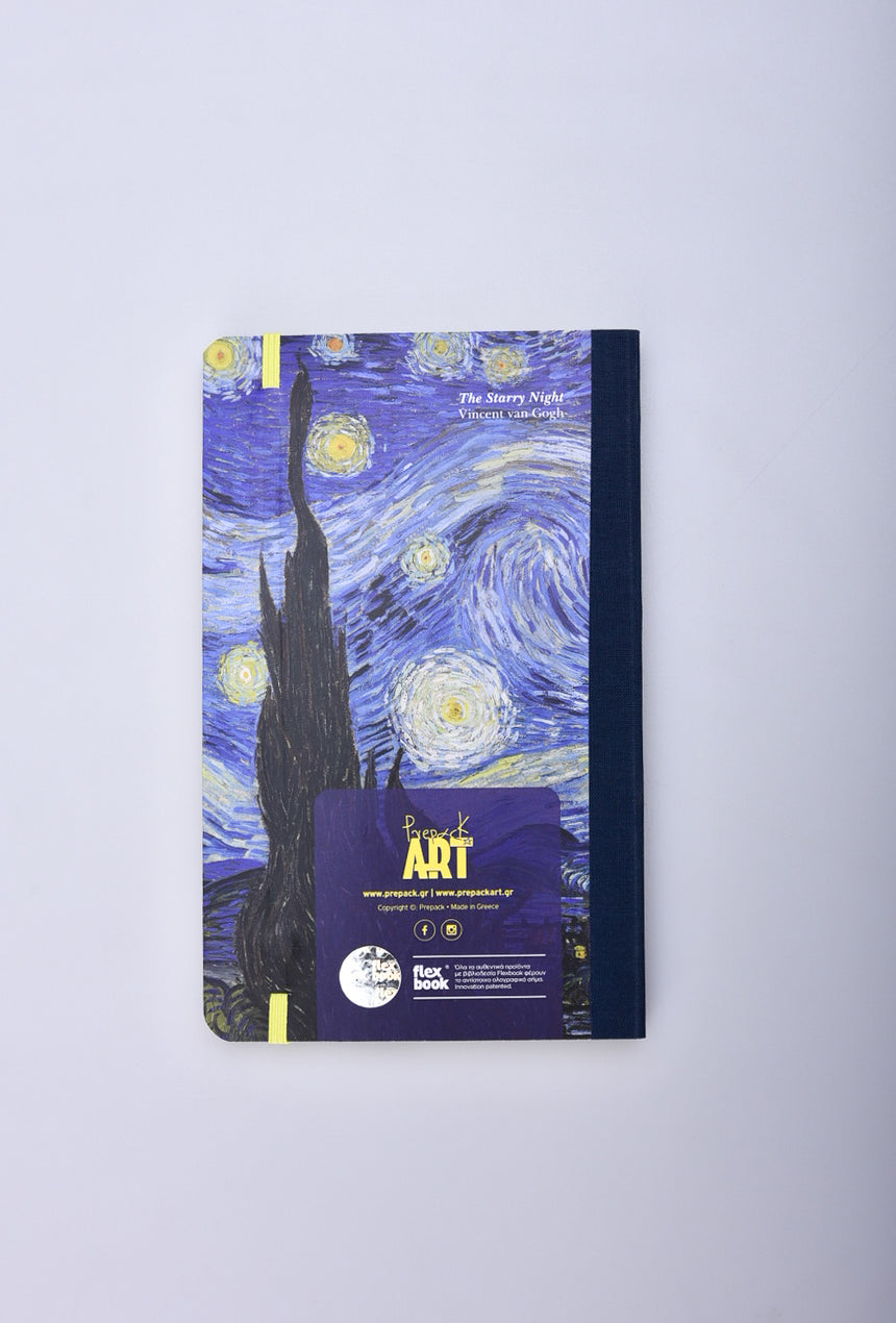 Starry Night Van Gogh Notebook with elastic band