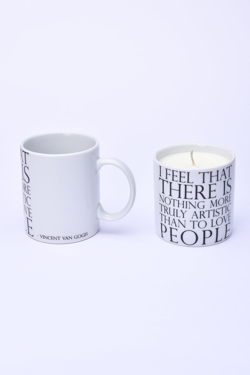 I Feel that mug & candle set
