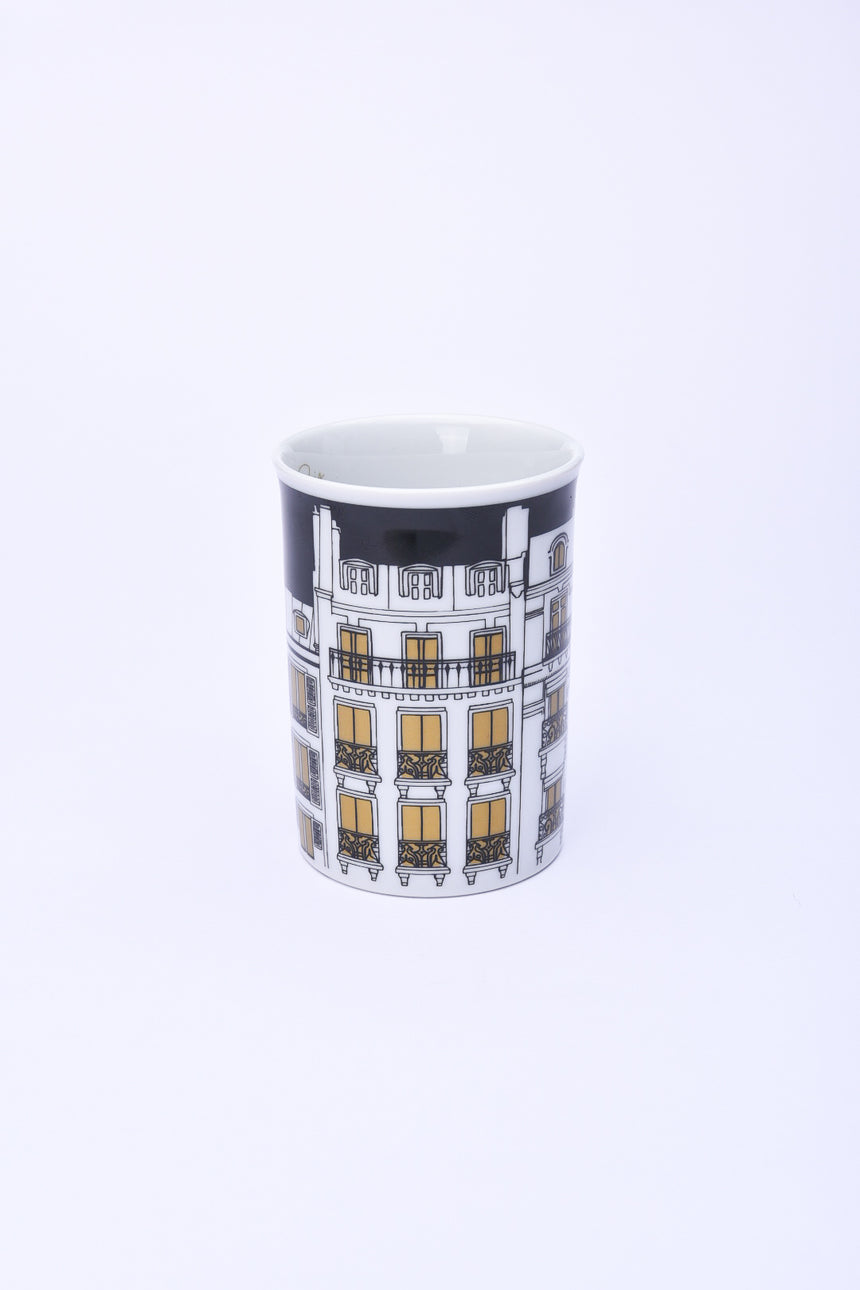 Black Paris Buildings mug
