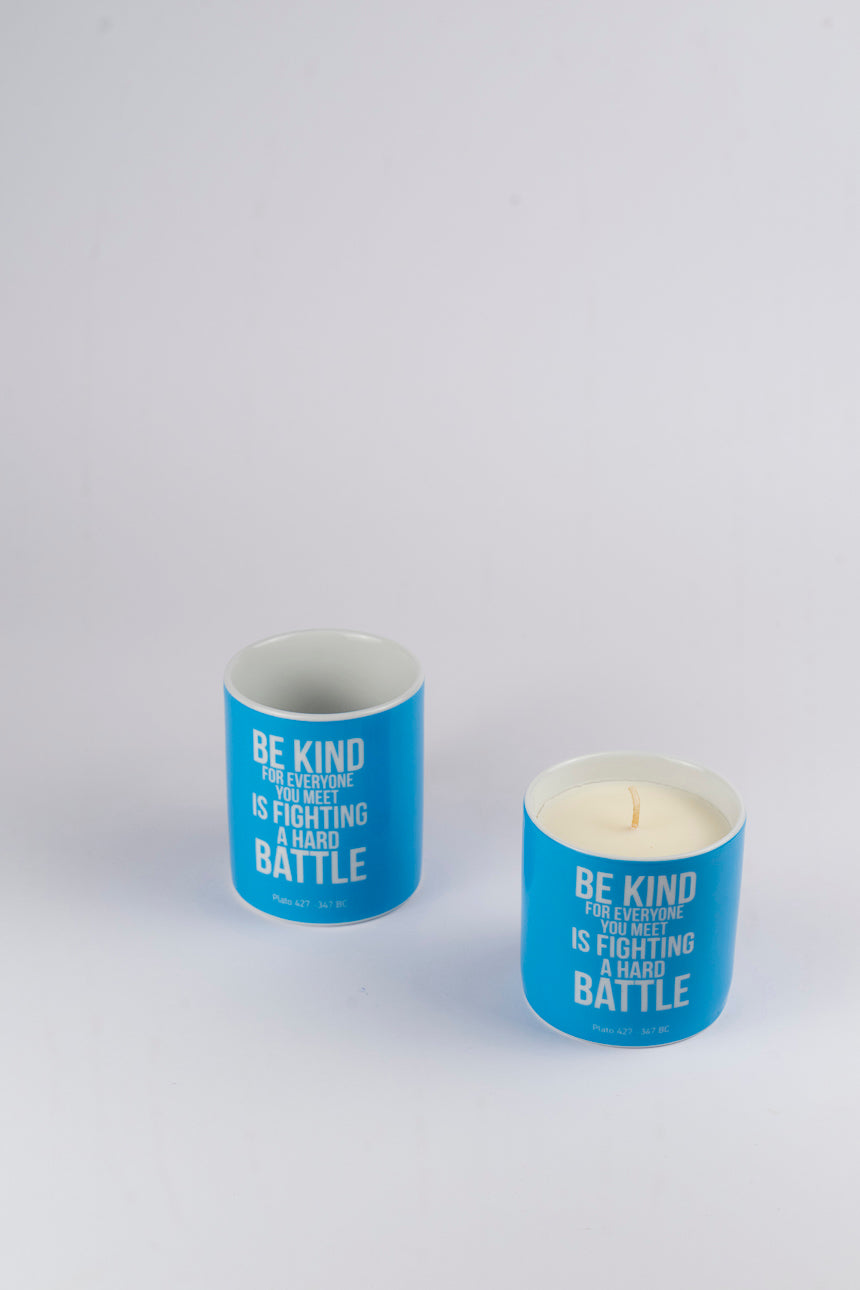 Be Kind candle & mug set
